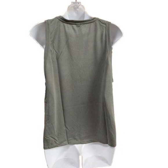 DYI Women's Core Tank Top Dark Lichen Green Size XL - Picture 2 of 8